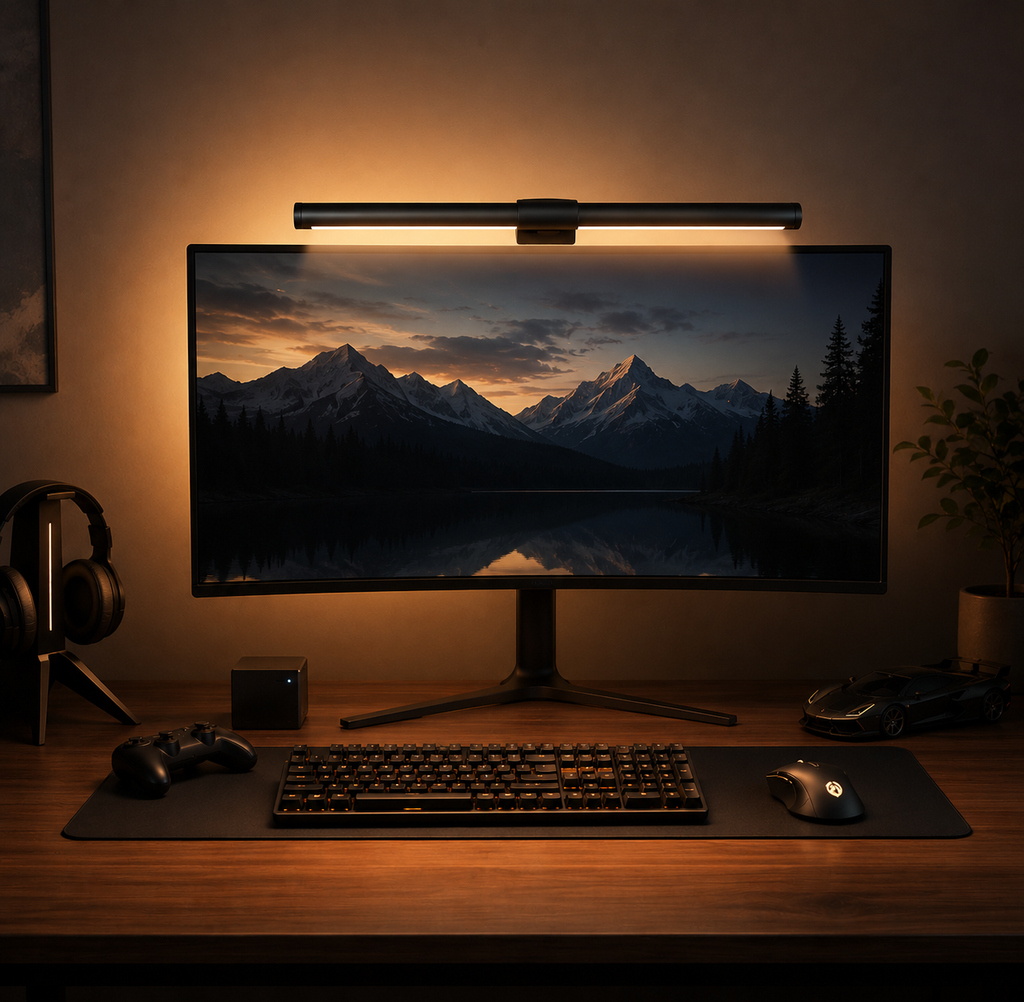 LumiSpace LED Monitor Light Bar for Computer Screens & Home Office Setups